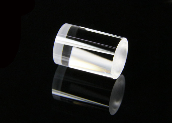 Rod Transparent Optical Glass Prism cilíndrico para o sistema de medida do laser