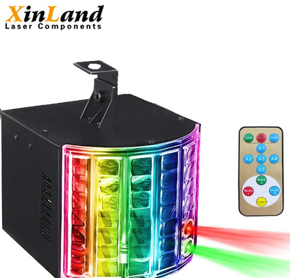 O disco do DJ do partido ilumina o laser ativado som do diodo emissor de luz de 6 cores