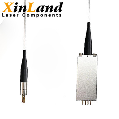 pacote acoplado fibra do diodo láser Coaxial/8-Pin do núcleo da fibra de 445nm 15-40mW PMF 3um