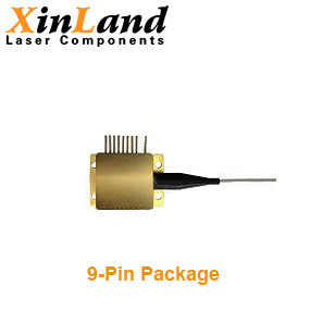 a fibra 1450nm-1920nm infravermelha acoplou o diodo láser 2 Pin Package Pin/9