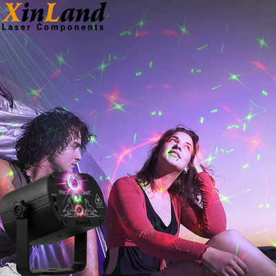 Partido instantâneo do karaoke das decorações do projetor do estroboscópio de Mini Portable Laser Party Light