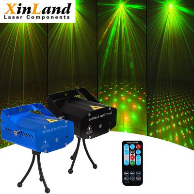 5w Mini Laser Disco Lights Sound ativou o múltiplo modela o controlo a distância do projetor