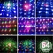 O disco do DJ do partido ilumina o laser ativado som do diodo emissor de luz de 6 cores