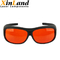 óculos de proteção de segurança do laser de 190-540nm OD6+ para o laser UV da proteção e lasers verdes do semicondutor