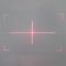 módulo vermelho do laser de 46.2° 650nm com o módulo do diodo láser do retângulo 3V do ponto cruzado