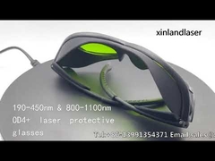 Óculos de proteção a laser 190-450nm e 800-1100nm OD4+