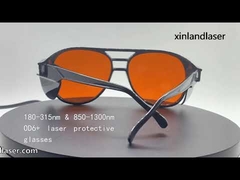 Óculos de proteção a laser 190-540nm e 850-1300OD6+