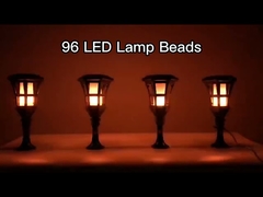 luzes solares de cintilação da chama das luzes solares da chama 7.2W para luzes do cargo do trajeto da jarda de Graden