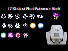 Xinland 230w feixe de luzes de cabeça móvel 14 cores e 17 gobos luzes de festa de DJ para palco de casamento clube P