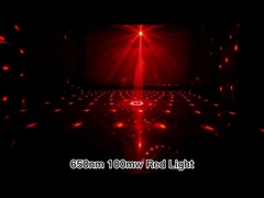 Projetor de luz de palco a laser LED com controle remoto de iluminação de palco a laser ativado por voz