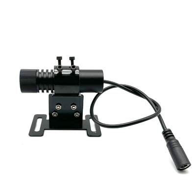 Modulo Laser de Linha Verde de 520nm 100mw 22x80mm Modulo de Diodo Laser 12VDC com Bracket
