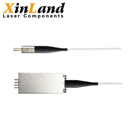 diodo láser acoplado do pacote de 488nm 10-20mW SMF fibra opcional