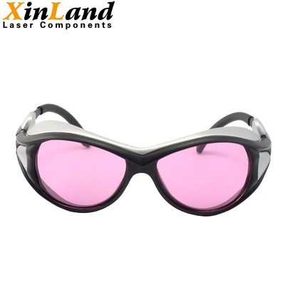 anti óculos de proteção infravermelhos da proteção ocular do laser 808nm com asas de borracha
