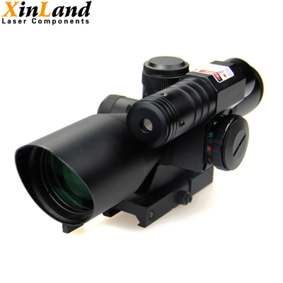 2.5-10x40 Riflescope iluminado verde vermelho com caça verde da vista de arma do laser