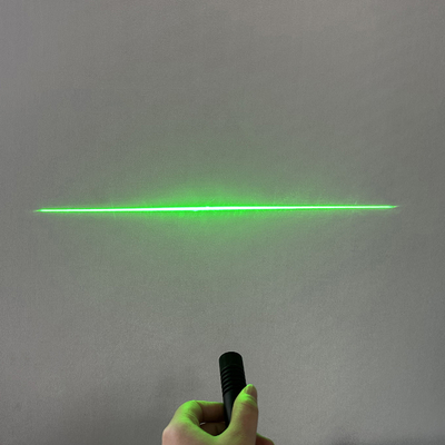 Modulo Laser de Linha Verde de 520nm 100mw 22x80mm Modulo de Diodo Laser 12VDC com Bracket