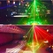 O som do RGB da luz da fase do efeito de 4 feixes ativou a luz do partido para a dança do disco