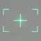 O módulo três do diodo láser do RGB do retângulo 15.8° colore o módulo opcional do laser